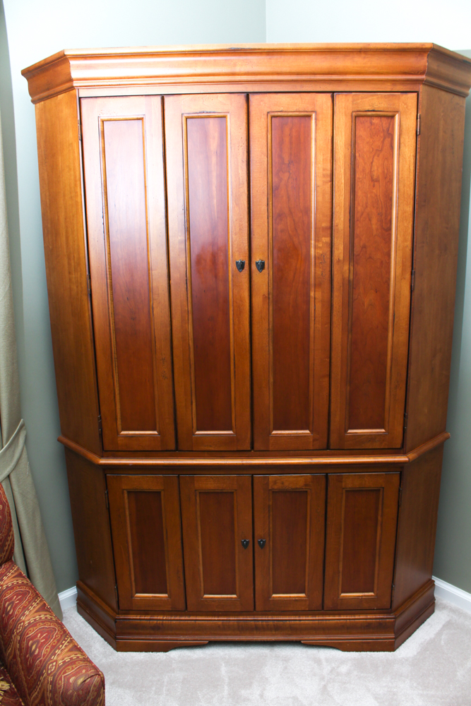 Hardwood Entertainment Cabinet by Hooker