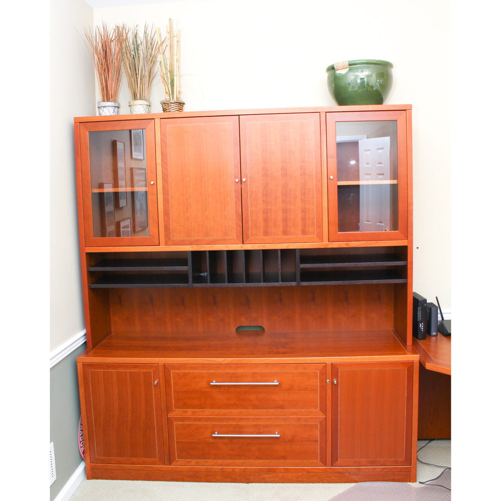 Jasper Hardwood Office Bookcase