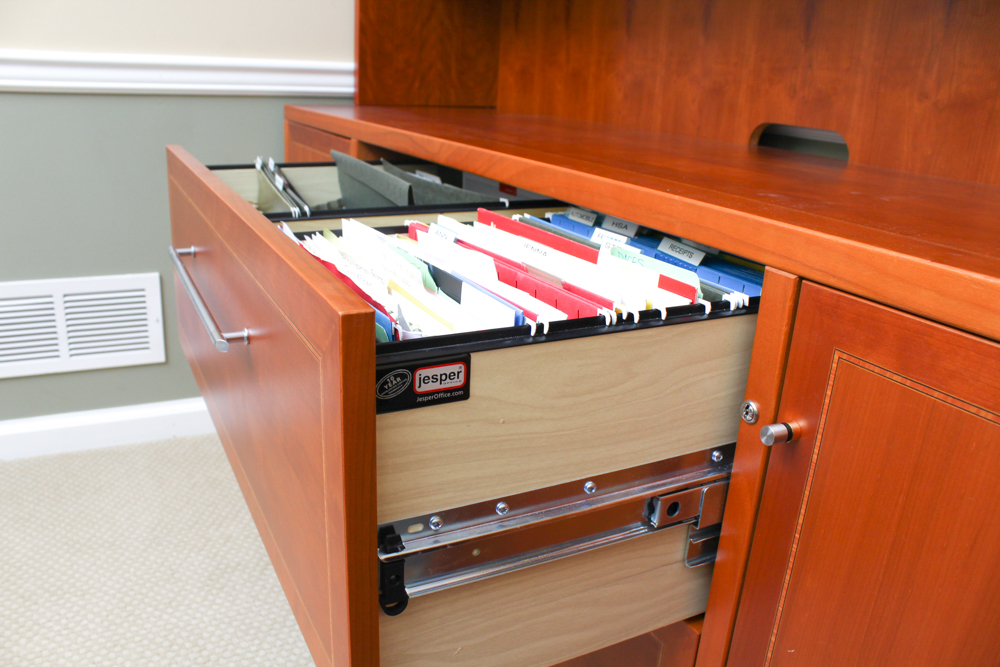 Jasper Hardwood Office Bookcase