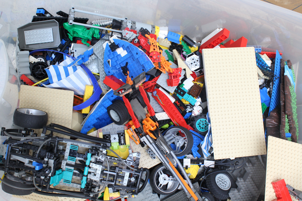 Large Lego Collection With Manuals