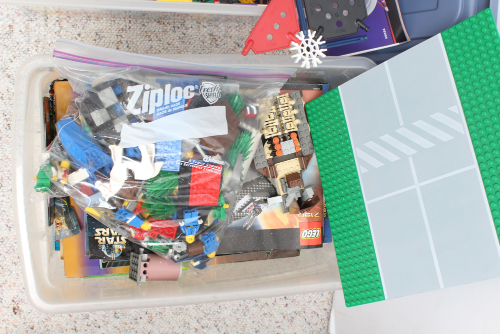 Large Lego Collection With Manuals