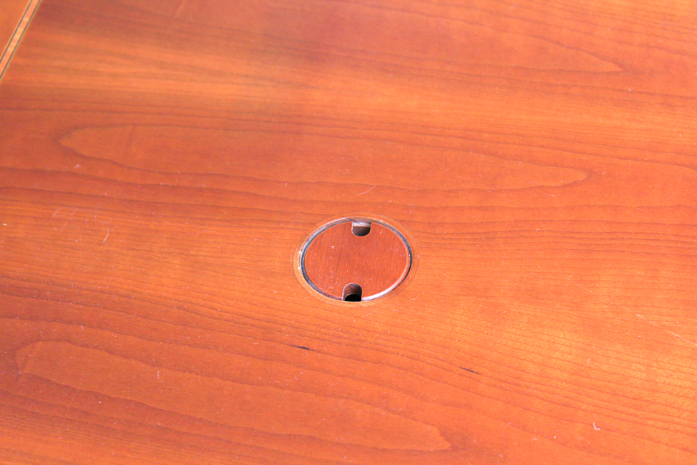 Jasper Hardwood Office Desk With Printer Stand