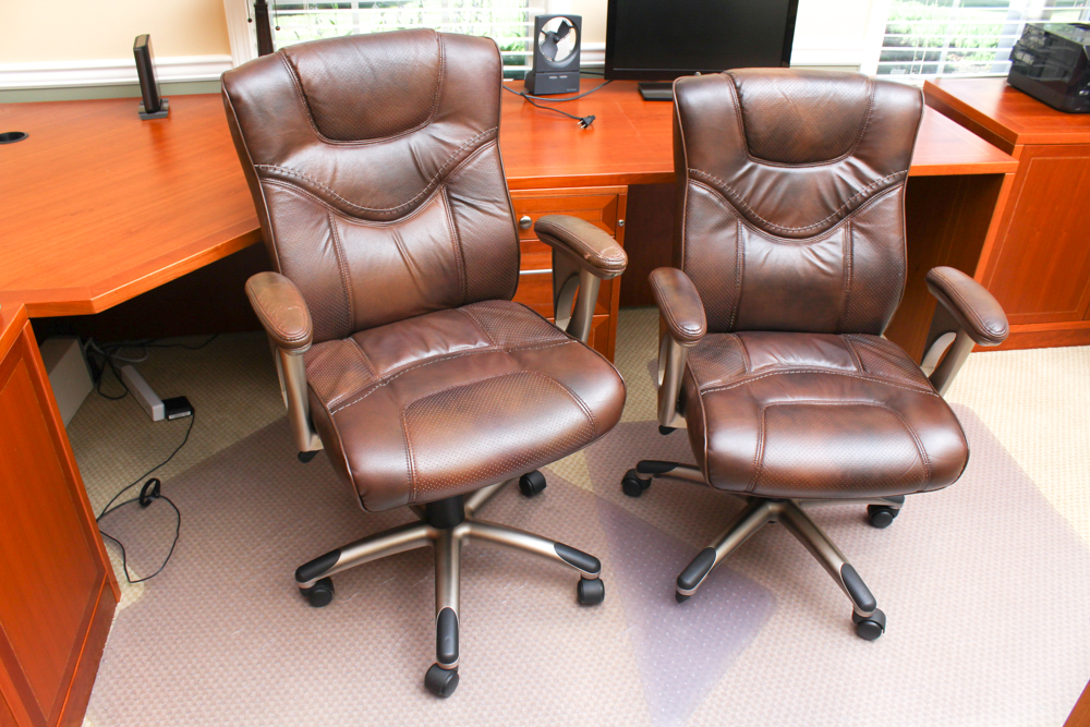 Jasper Hardwood Office Desk With Printer Stand