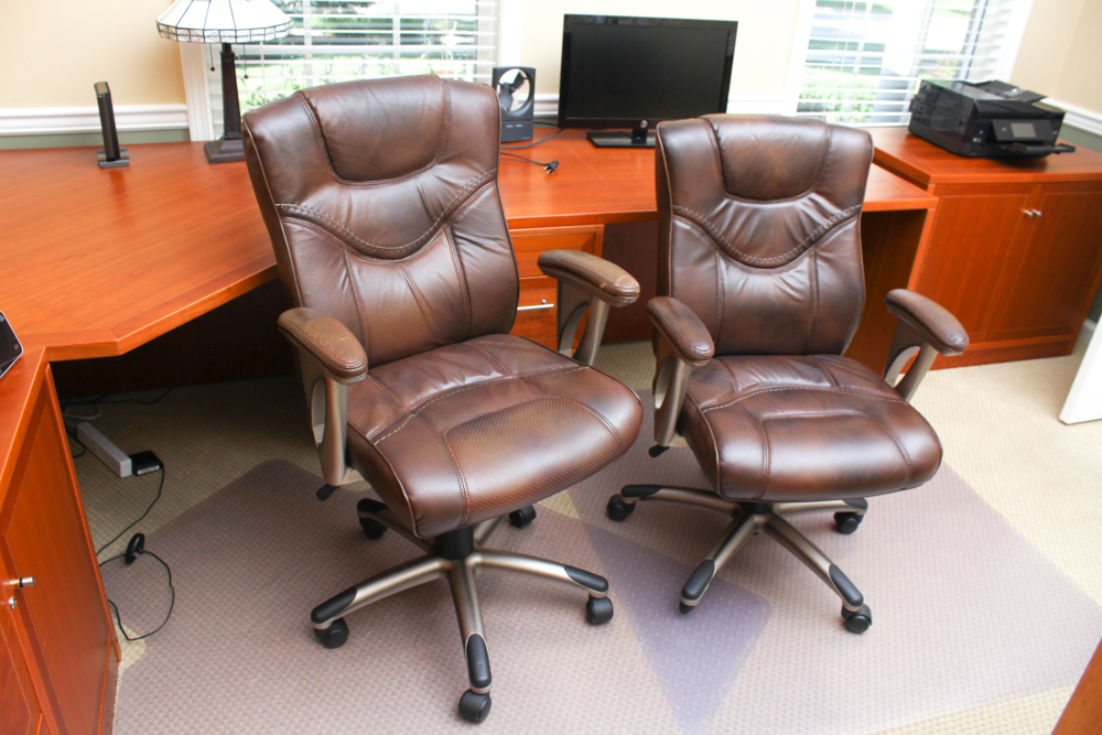 Jasper Hardwood Office Desk With Printer Stand