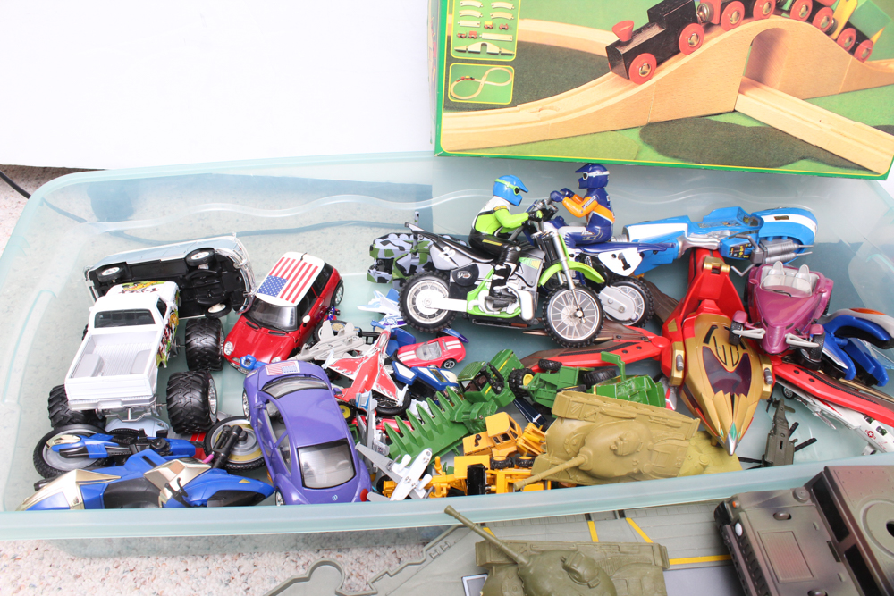 Toy Planes, Trains, and Car Assortment