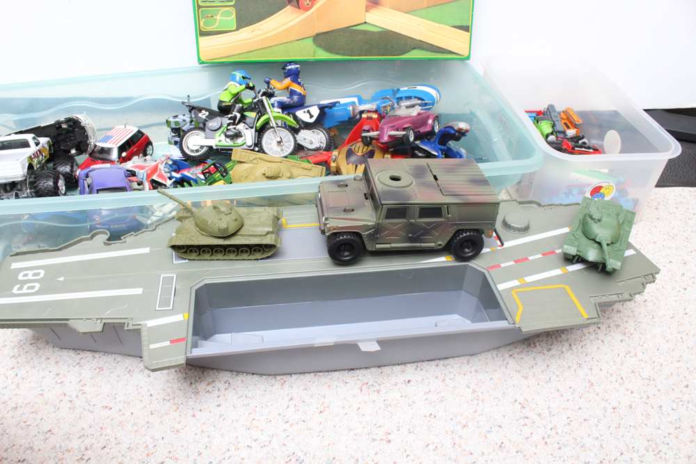 Toy Planes, Trains, and Car Assortment