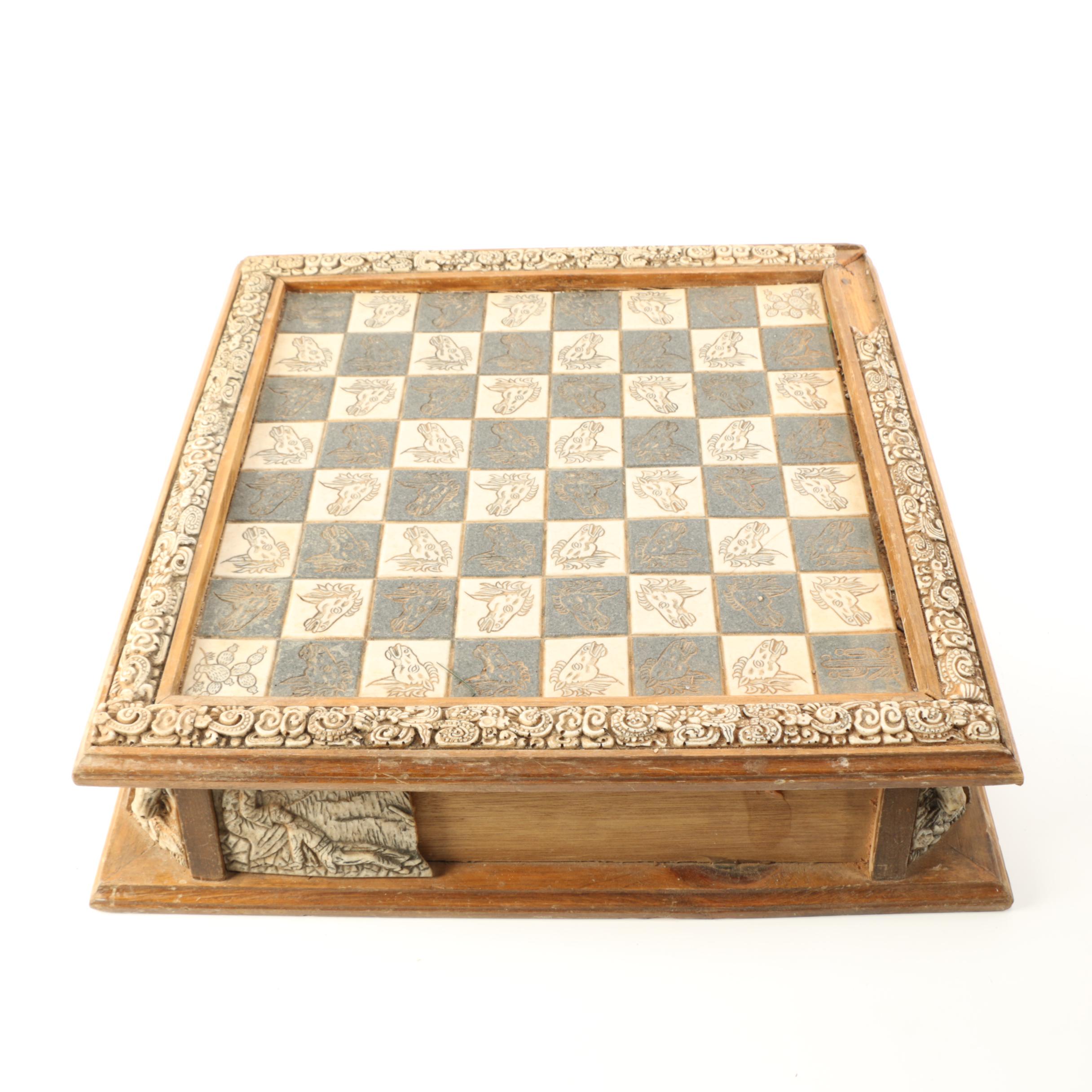 Mexican Revolution Themed Chessboard