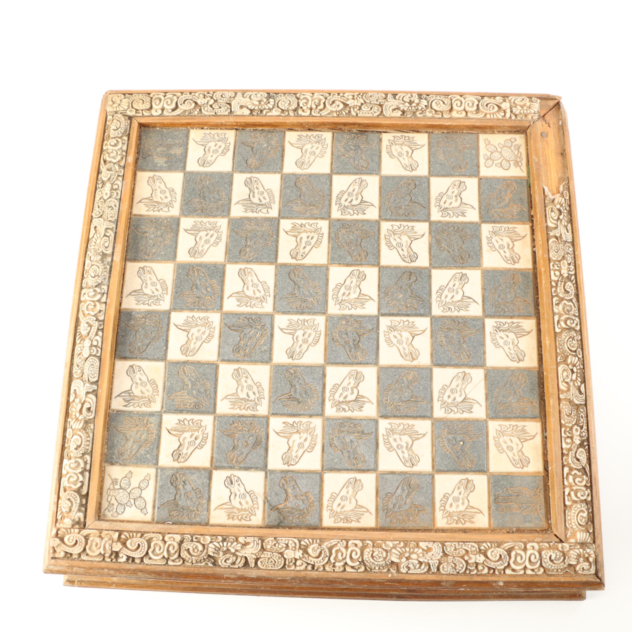 Mexican Revolution Themed Chessboard