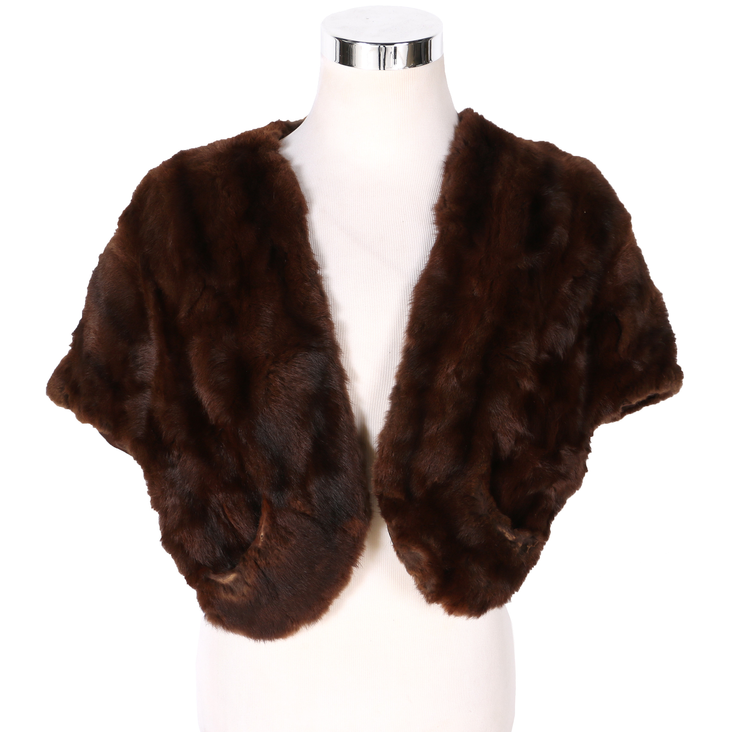 Women's Brown Mink Fur Stole