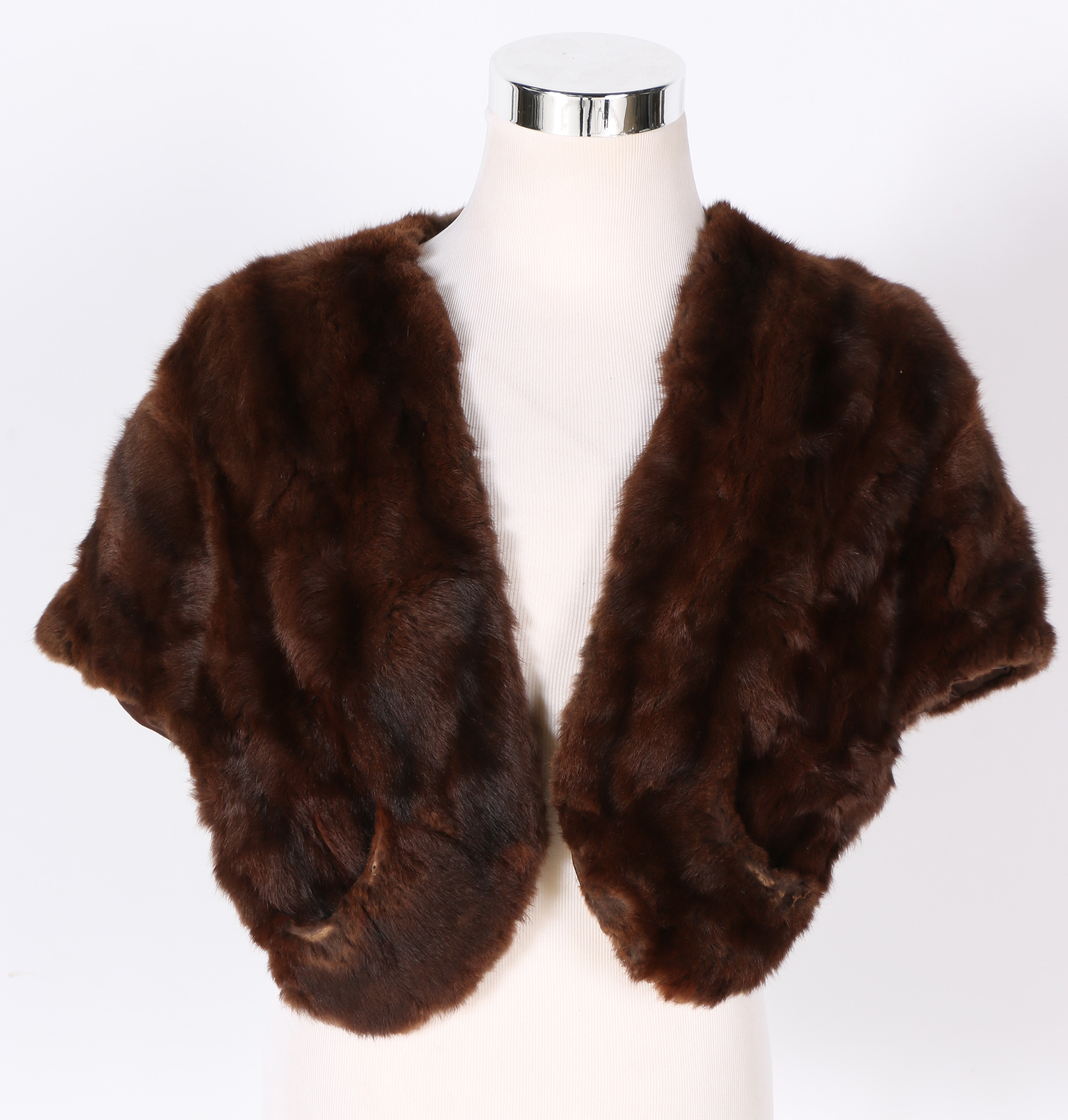 Women's Brown Mink Fur Stole