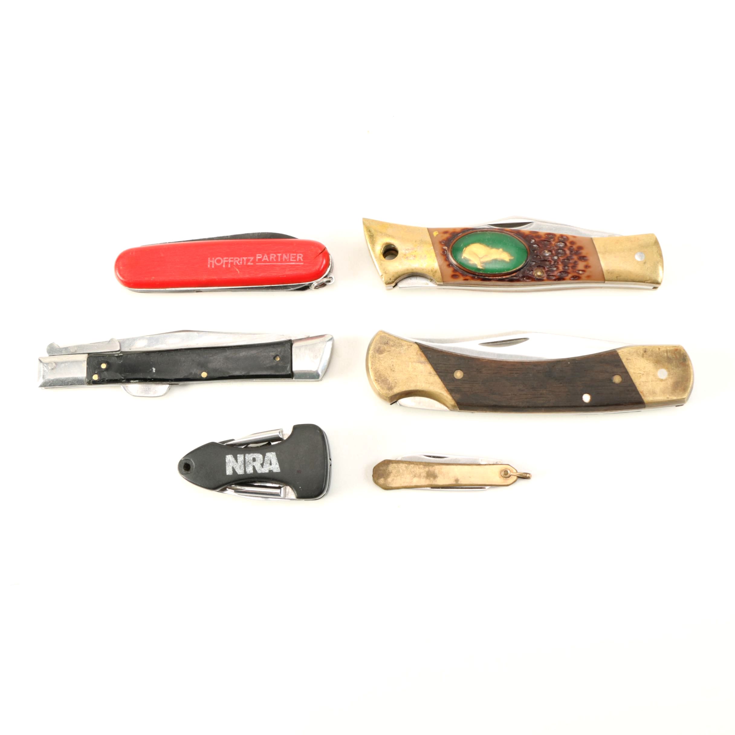 Assortment of Folding Pocket Knives