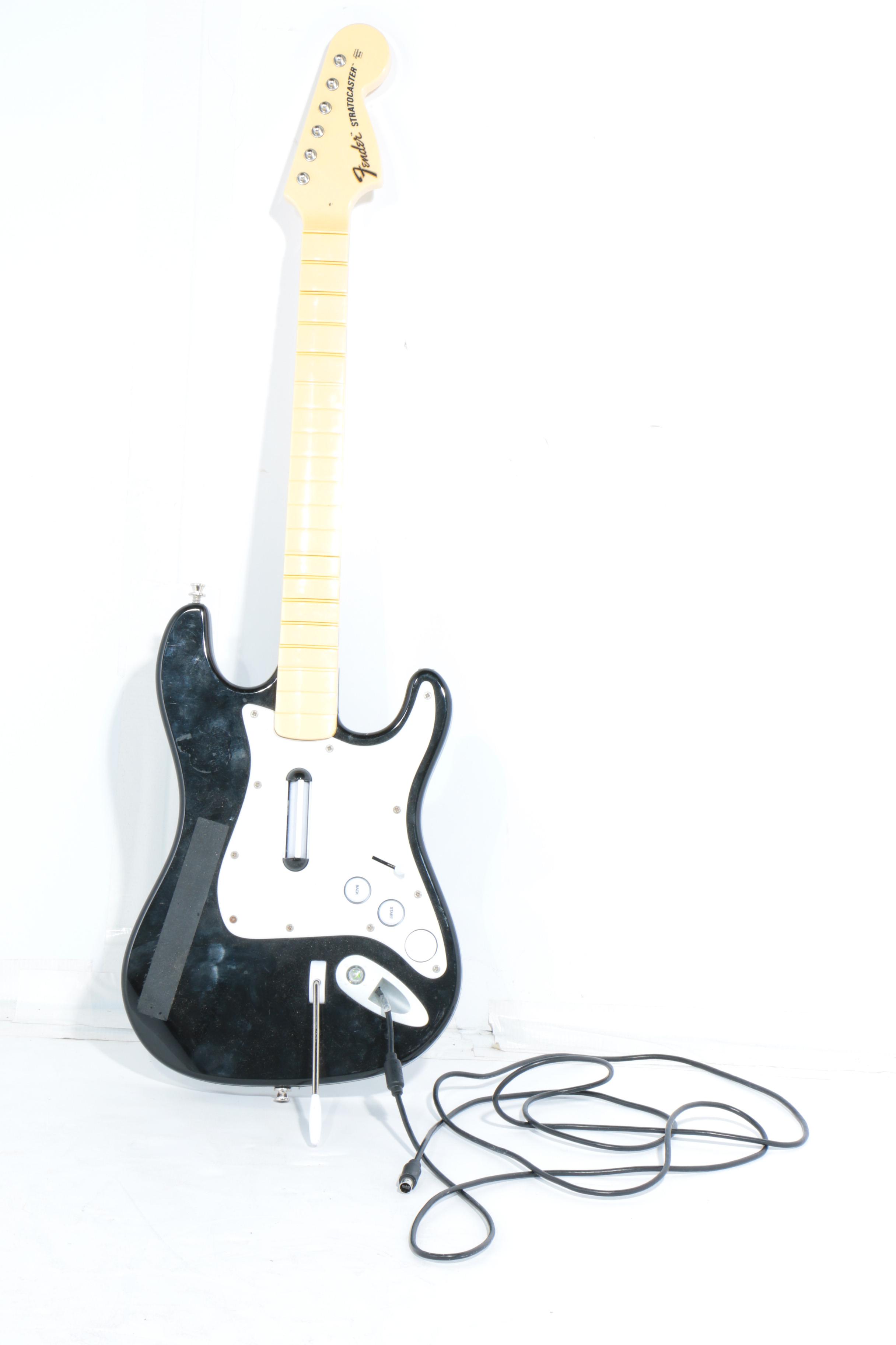 Xbox 360 With Guitar Controller and Dance Pads