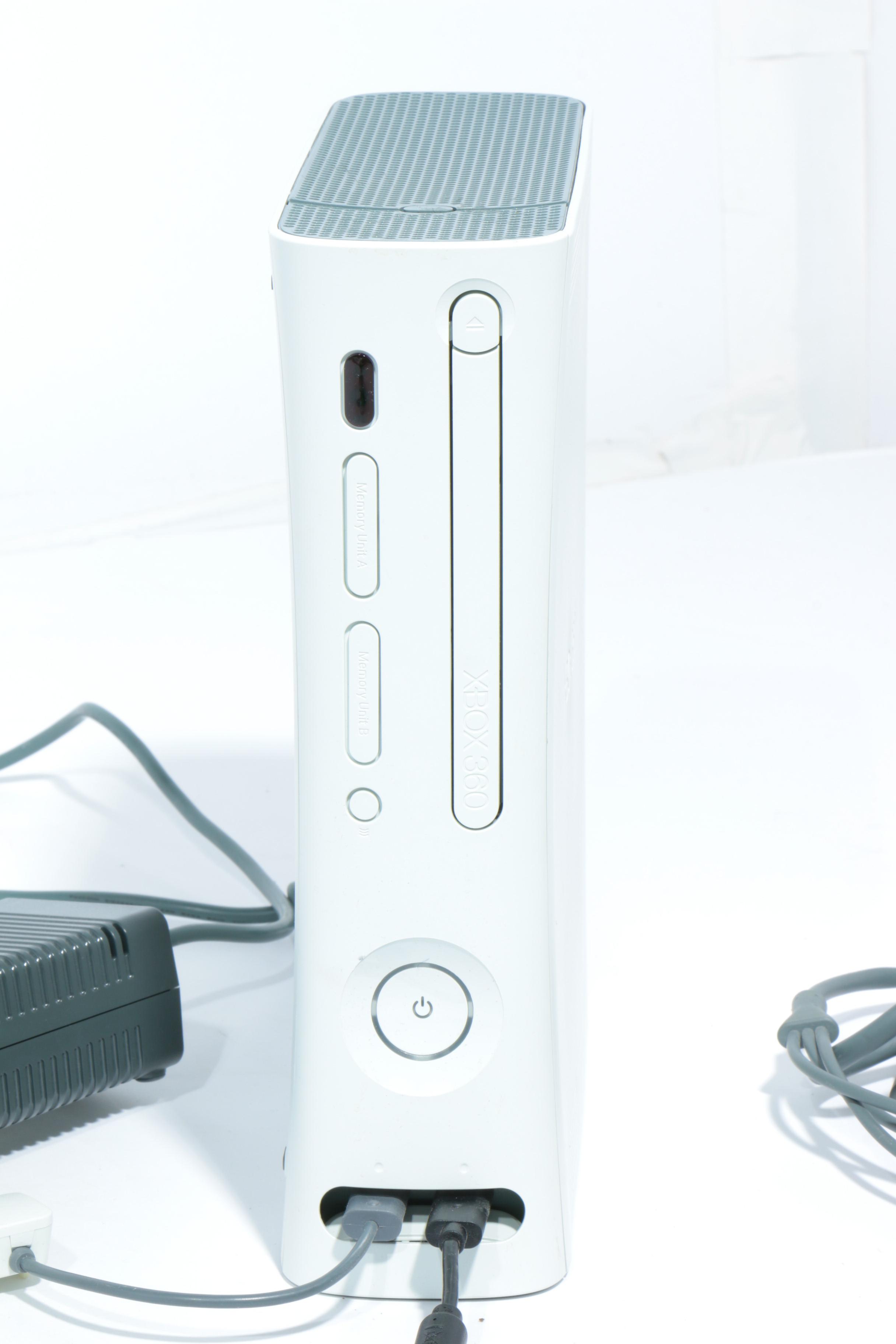 Xbox 360 With Guitar Controller and Dance Pads