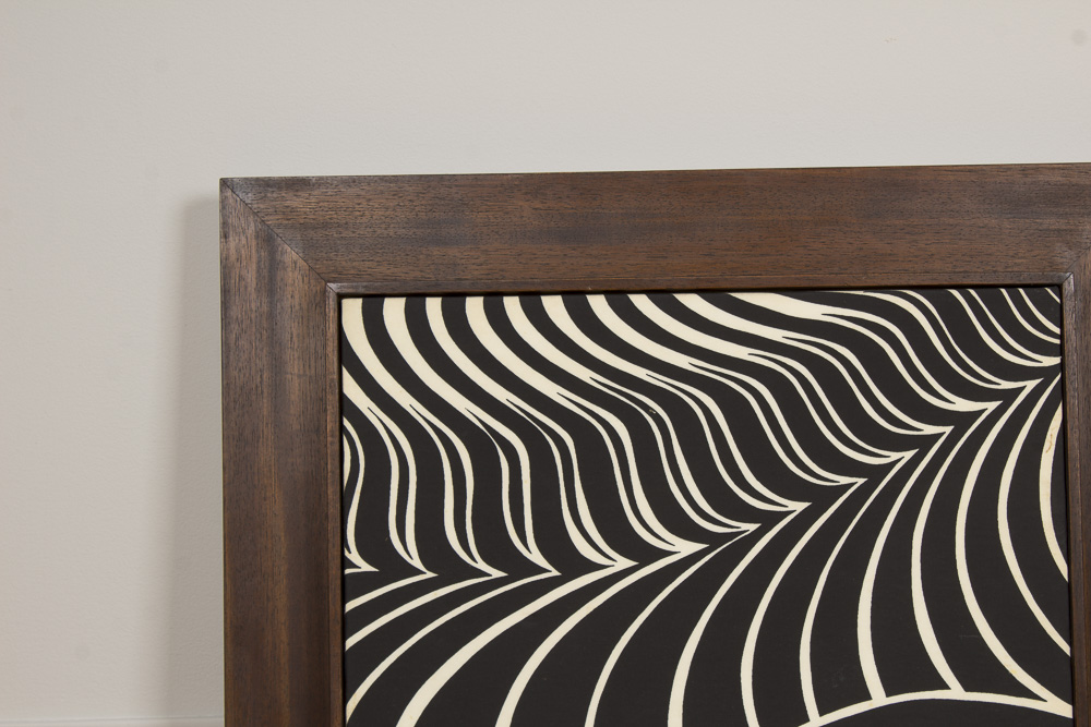 Pair of Vintage "The Fisher" Zebra Sound Panels