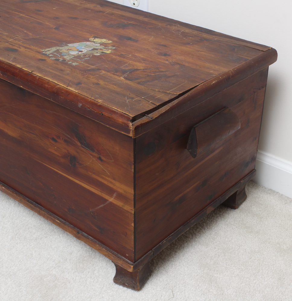 Early 20th C. Klein Bros. Cedar Chest