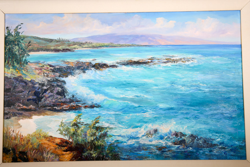 Betty Hay Freeland Oil Painting of a Seascape