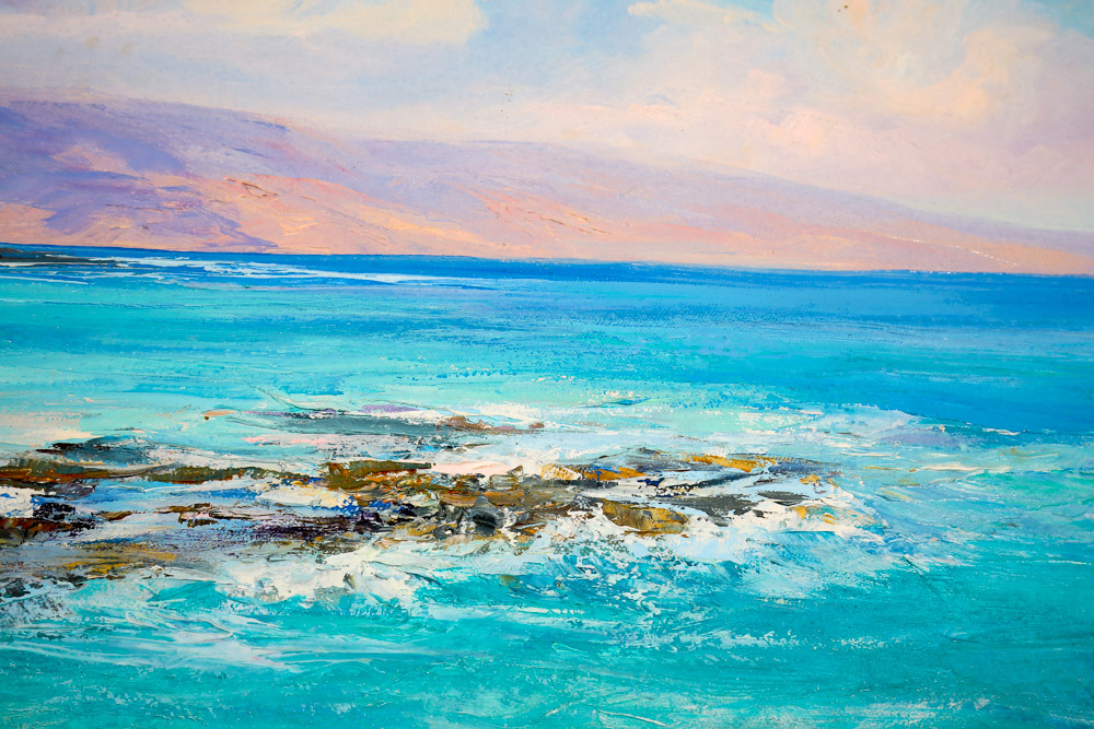 Betty Hay Freeland Oil Painting of a Seascape