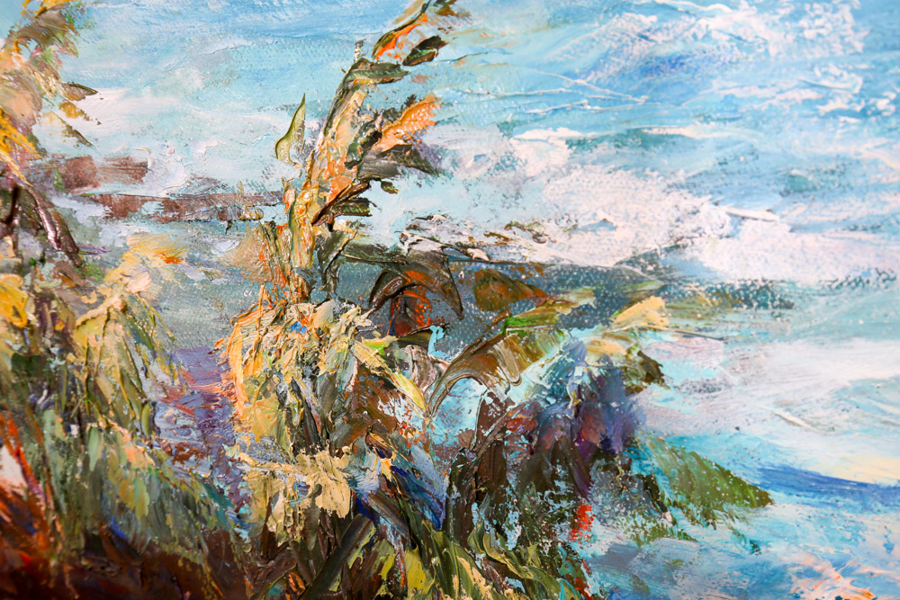 Betty Hay Freeland Oil Painting of a Seascape