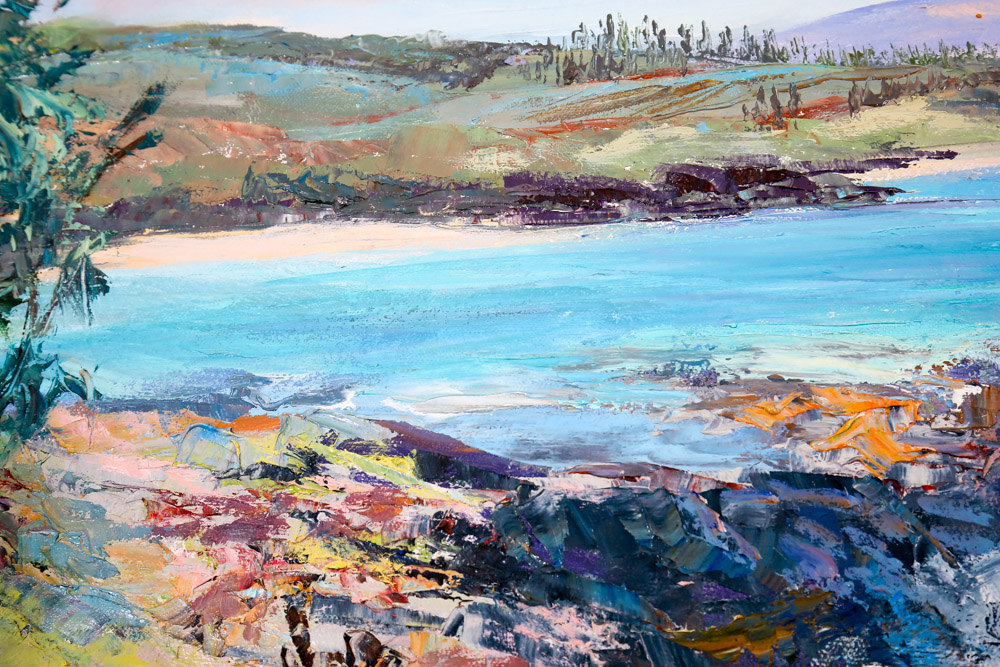 Betty Hay Freeland Oil Painting of a Seascape