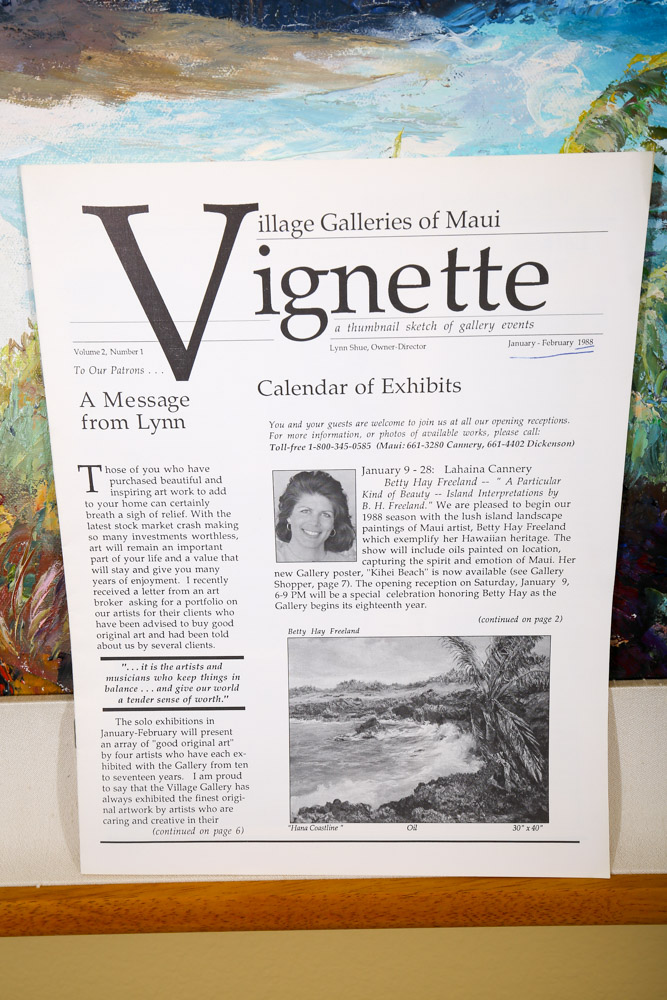 Betty Hay Freeland Oil Painting of a Seascape