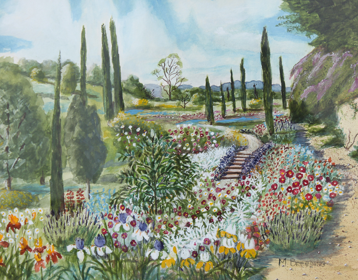 M. Breeding Watercolor on Paper