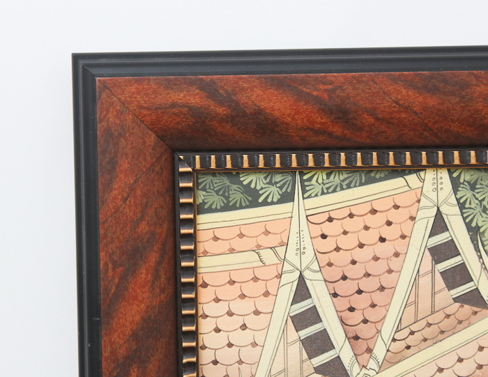 Gouache Painting on Canvas Board