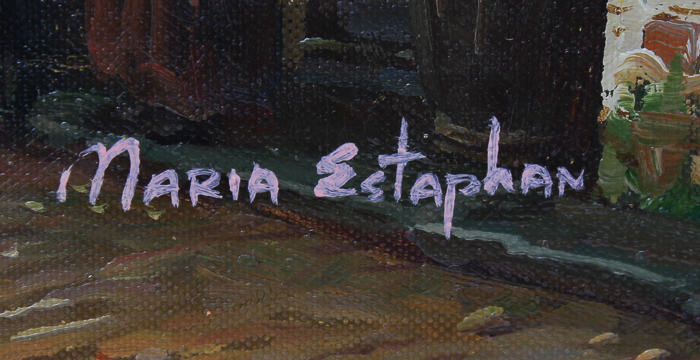 Maria Estaphan Oil Painting on Canvas