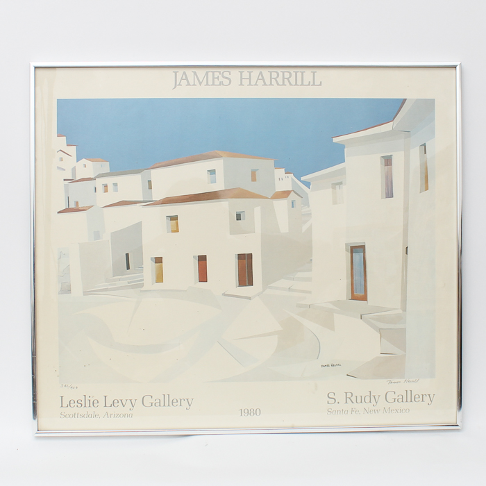 After James Harrill Offset Lithographic Print Poster