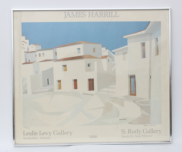 After James Harrill Offset Lithographic Print Poster