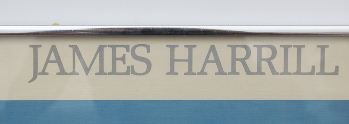 After James Harrill Offset Lithographic Print Poster