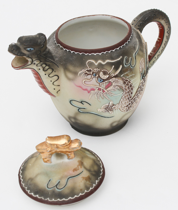Japanese Ceramic Dragon Teapot