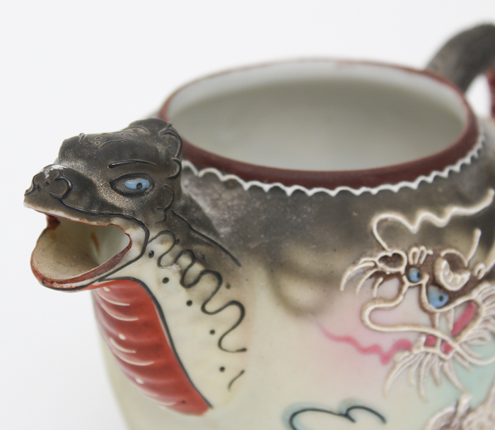 Japanese Ceramic Dragon Teapot