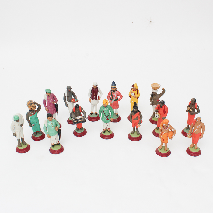 Vintage Multicultural Chalkware Figurines