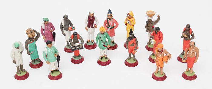Vintage Multicultural Chalkware Figurines