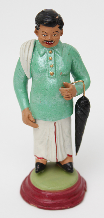 Vintage Multicultural Chalkware Figurines