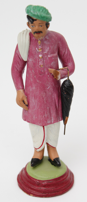 Vintage Multicultural Chalkware Figurines