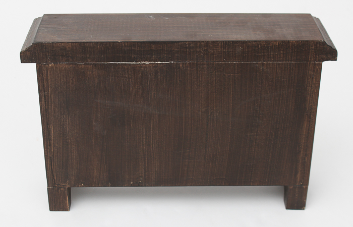 Miniature Spice Chest With Ceramic Drawers