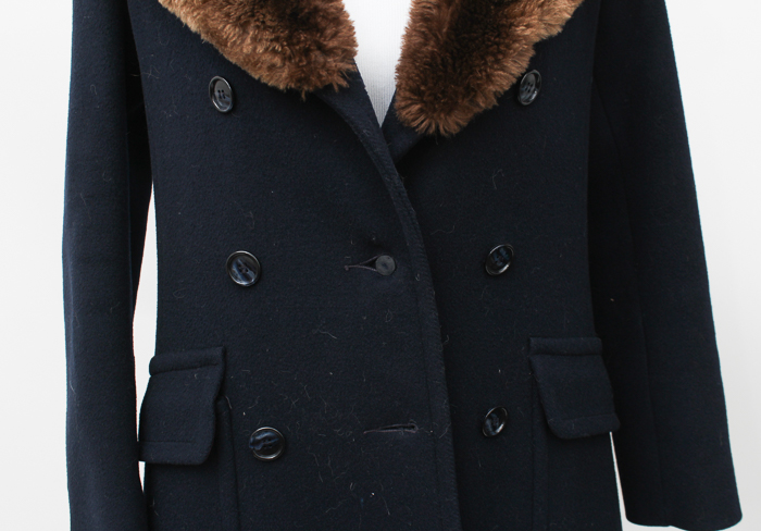 Cedarhurst Classics Wool and Shearling Coat