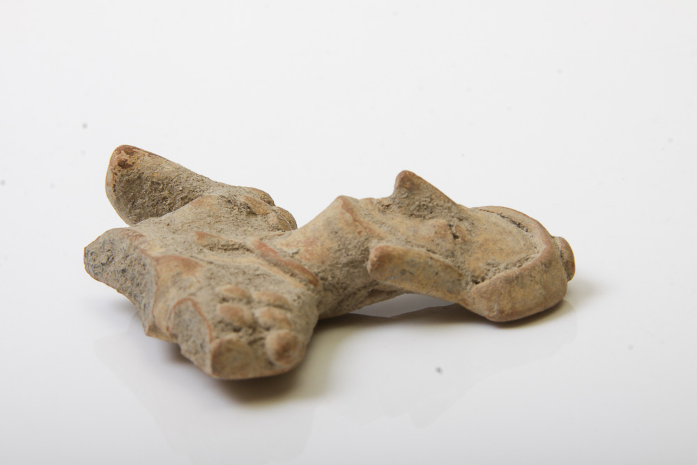Clay Figure Fragment, Probably of Colima Culture (300-400 CE)