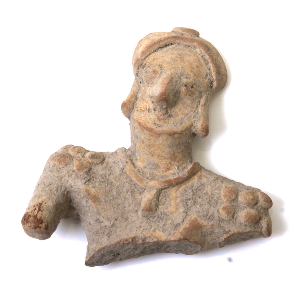Clay Figure Fragment, Probably of Colima Culture (300-400 CE)