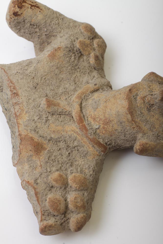 Clay Figure Fragment, Probably of Colima Culture (300-400 CE)
