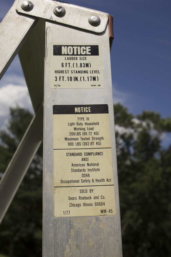 Three Aluminum Ladders