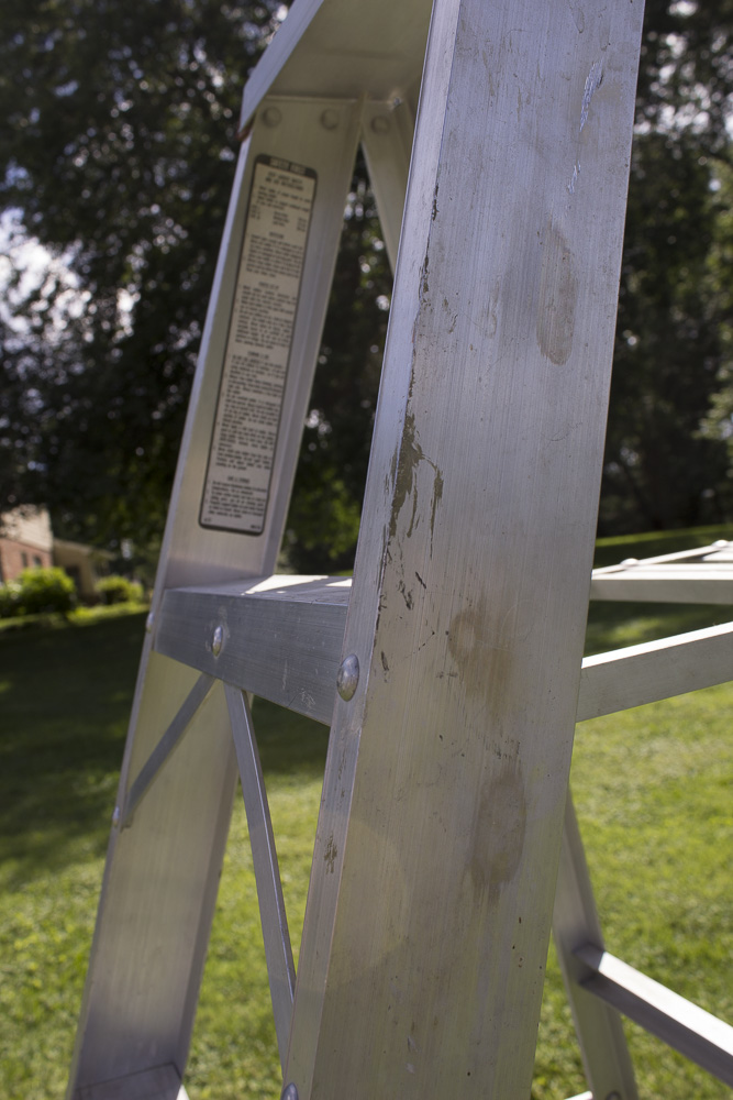 Three Aluminum Ladders