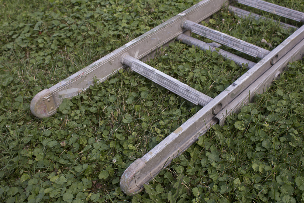 Three Aluminum Ladders