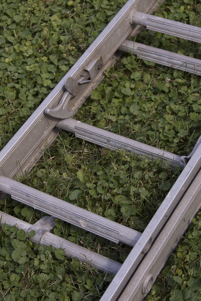 Three Aluminum Ladders