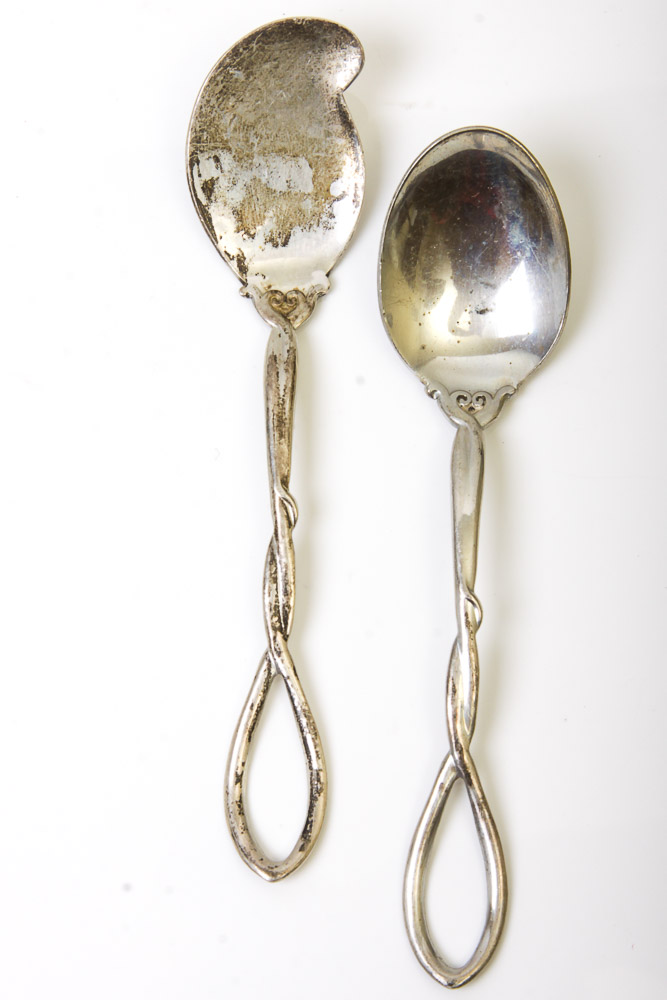 Variety of Sterling and Silver Plate Tableware and More