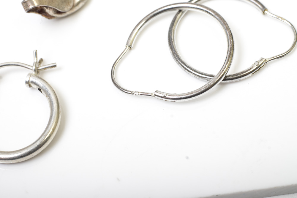 Large Variety of Sterling Silver Jewelry Scrap