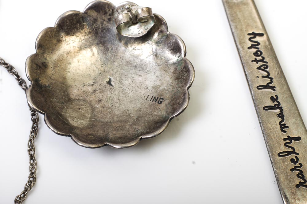 Large Variety of Sterling Silver Jewelry Scrap