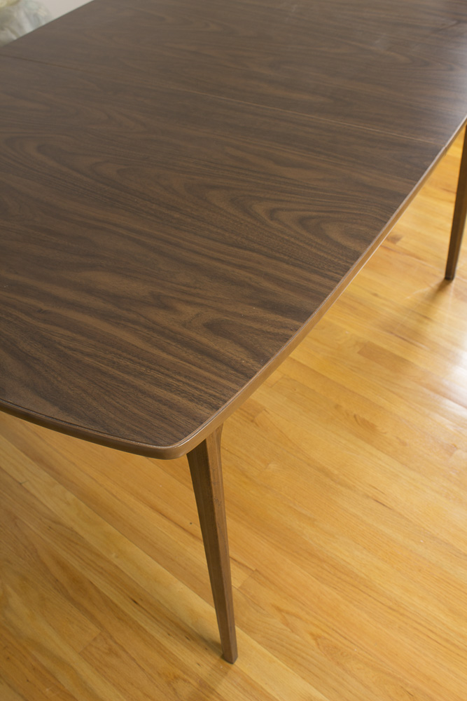 Mid-Century Laminate Extension Dining Table