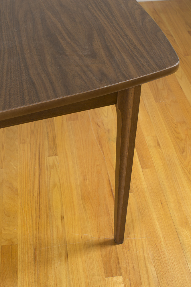 Mid-Century Laminate Extension Dining Table